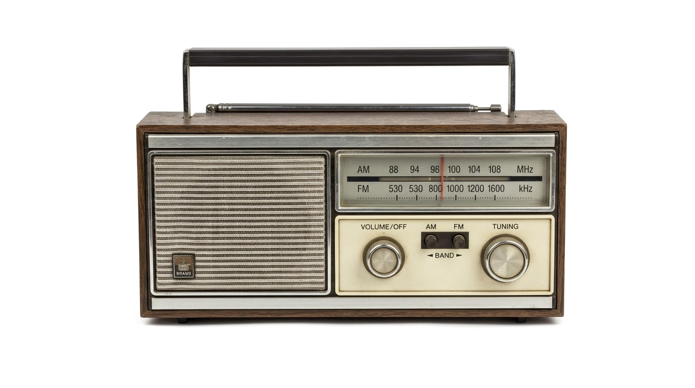Vintage portable radio